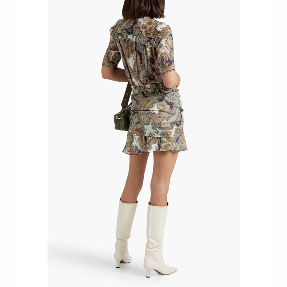 Veronica Beard NWT Dress GREEN AND PINK - Picture 3 of 10